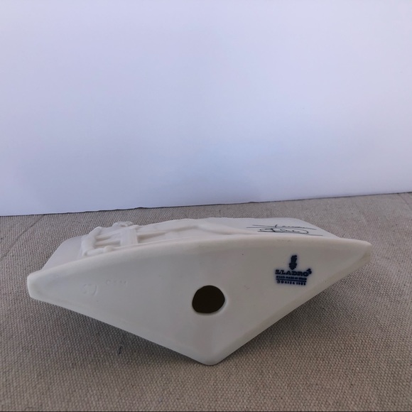 Lladró Collector’s Society Vintage White Porcelain Bisque Don Quixote Plaque - Picture 7 of 8